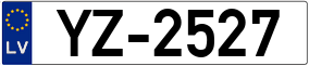 Truck License Plate