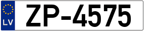 Truck License Plate