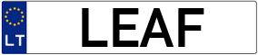 Truck License Plate