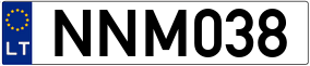 Truck License Plate