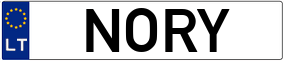Truck License Plate