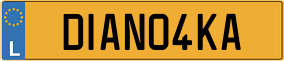 Truck License Plate