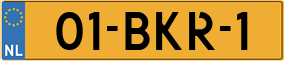 Truck License Plate