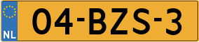 Truck License Plate