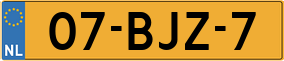 Truck License Plate