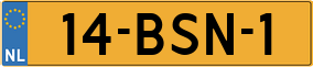 Truck License Plate