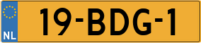 Truck License Plate