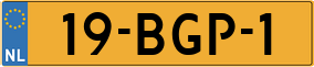 Truck License Plate
