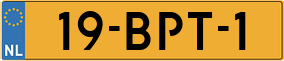 Truck License Plate