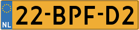 Truck License Plate