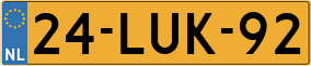 Truck License Plate
