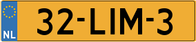 Truck License Plate