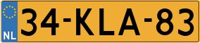Truck License Plate