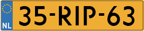 Truck License Plate