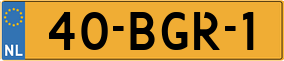 Truck License Plate