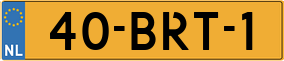 Truck License Plate
