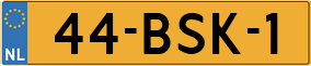 Truck License Plate