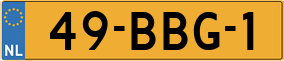 Truck License Plate
