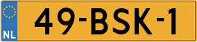 Truck License Plate