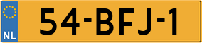 Truck License Plate