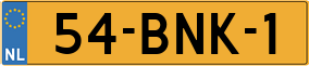 Truck License Plate