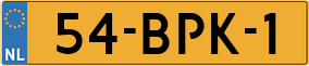 Truck License Plate