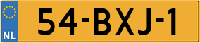 Truck License Plate
