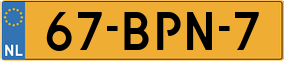 Truck License Plate