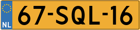 Truck License Plate