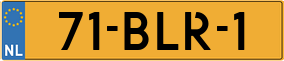 Truck License Plate