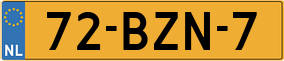 Truck License Plate