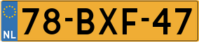 Truck License Plate