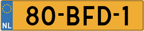 Truck License Plate