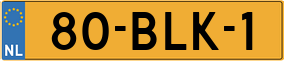 Truck License Plate