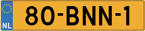 Truck License Plate