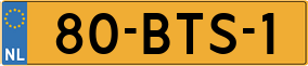 Truck License Plate