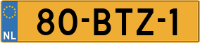 Truck License Plate