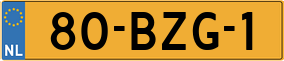 Truck License Plate