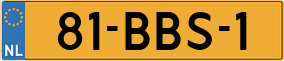 Truck License Plate