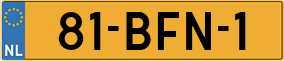 Truck License Plate