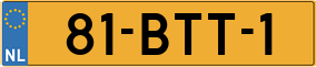 Truck License Plate