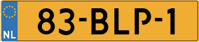Truck License Plate