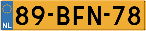 Truck License Plate