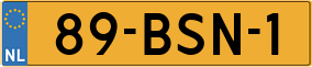 Truck License Plate