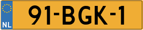 Truck License Plate
