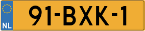 Truck License Plate