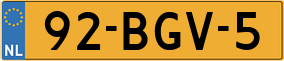 Truck License Plate