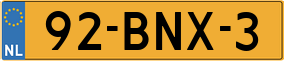 Truck License Plate