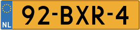 Truck License Plate
