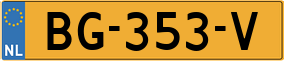 Truck License Plate